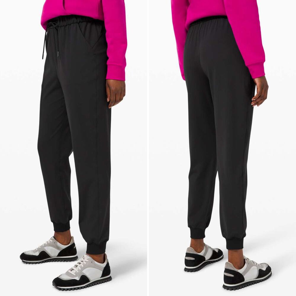 Lululemon Keep Moving Jogger Pant Black Size 2 High Waist Casual Comfortable Gym